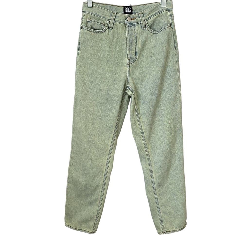 🌵 BDG Urban Outfitters Women Slim Straight Button-Fly Acid Wash Jeans - Size 26